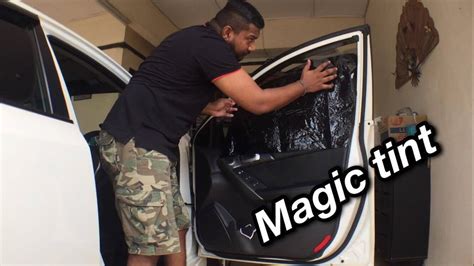 Web page for black magic window tint installations